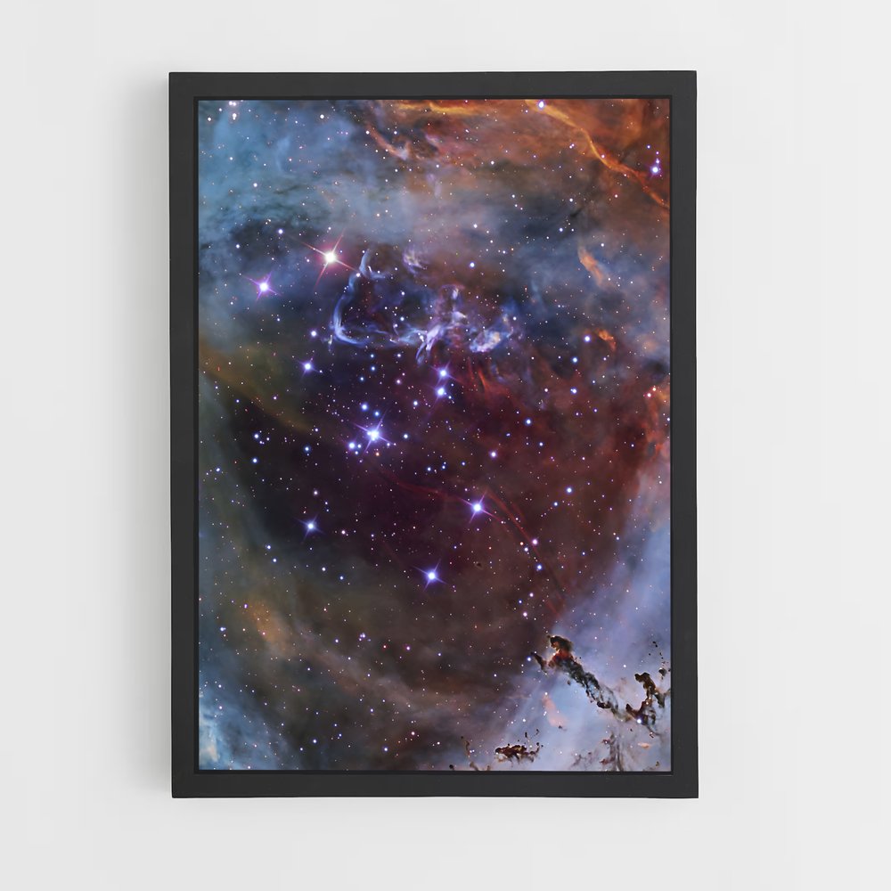 Poster Taranui Étoilé – affiche Étoiles (vue 2)